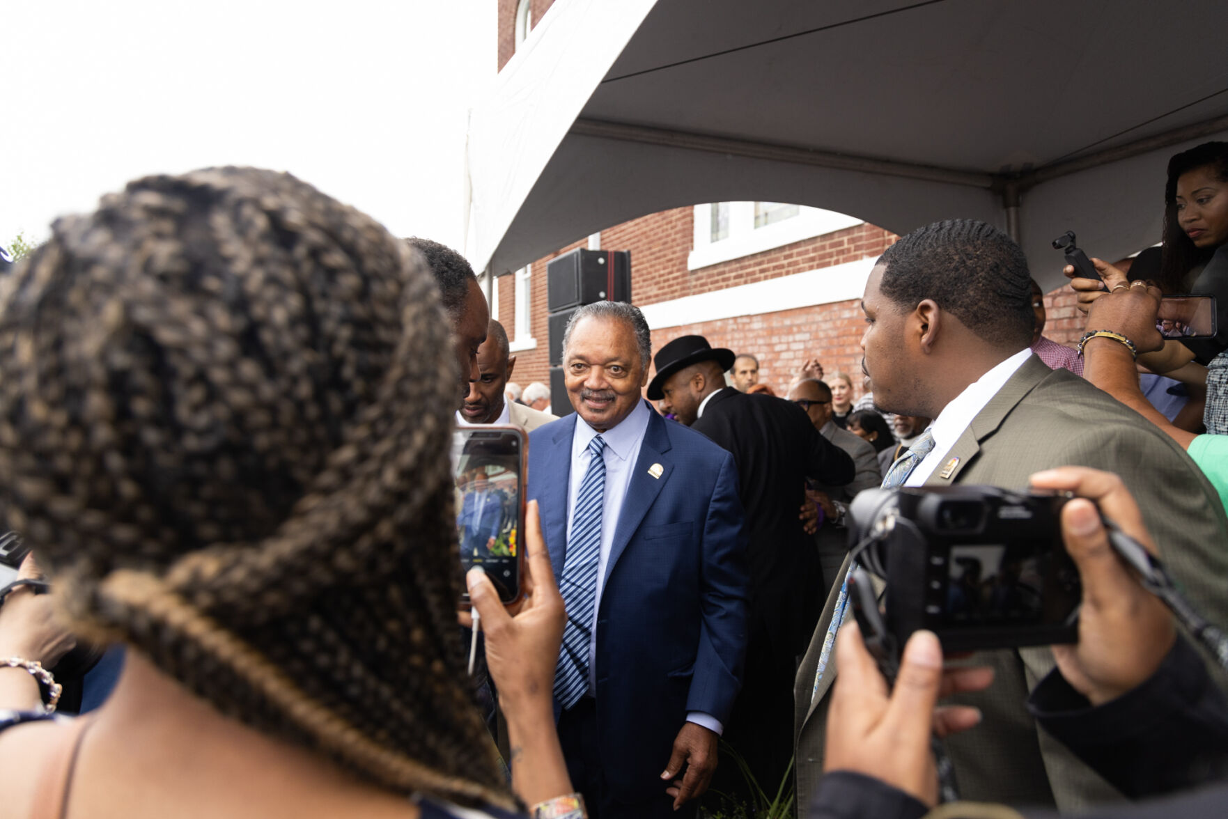 Rev. Jesse Jackson Sr. crowd